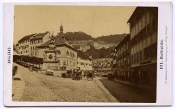 Karlovy Vary, Marktplatz, sousoší Nejsvětější trojice, vizitka