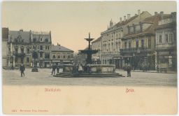 Most Brüx Marktplatz Brürer Zeitung Hermann Poy DA