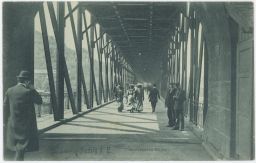 Ústí nad Labem Nordwestbahnbrücke most lidé DA 1906