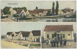 Kněžice Knöschitz Podbořany Žatec Louny obchod Schaller