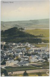 Železný Brod Jablonec nad Nisou celkový pohled 1916 J.B.Ž.B.