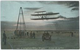 letectví aeroplán Wilbur Wright Aqua Photo Paris