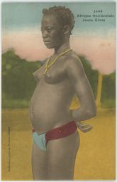 erotika akt nahota etnografie mladá žena Dakar Afrika