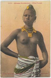 erotika akt nahota etnografie mladá žena Dakar Afrika 1925