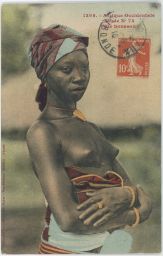 erotika akt nahota etnografie mladá žena Afrika 1910