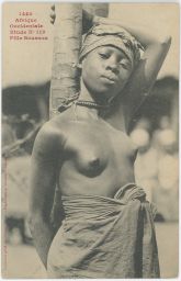 erotika akt nahota etnografie mladá žena Afrika