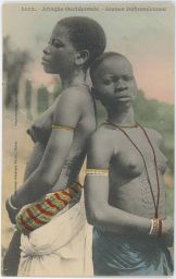erotika akt nahota etnografie dvě mladé ženy Afrika