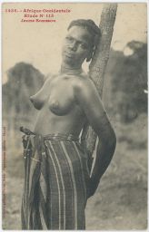 erotika akt nahota etnografie mladá žena Afrika 1913