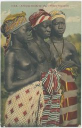erotika akt nahota etnografie tři mladé ženy Afrika 1916