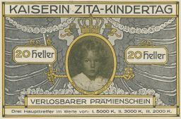 los císařovny Zita Den dětí Kaiserin Zita Kinderstag Rakousko 1916