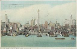 New York Skyline from Brooklyn 1921