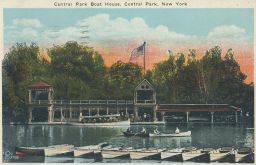 Central Park Boat House New York City 1925