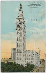 The Metropolitan Life Insurance Building New York City 1923