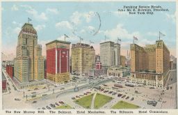 Pershing Square Hotels John Mc Bowman New York City 1923