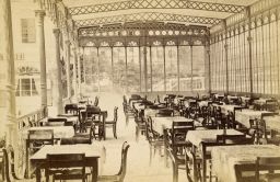 Karlovy Vary, Kavárna Pupp - veranda, vizitka