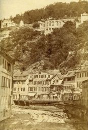 Karlovy Vary, Vřídelní ulička,, vizitka