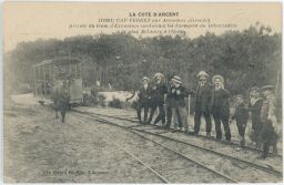 výhybka koňská dráha Arcachon Gironde Francie