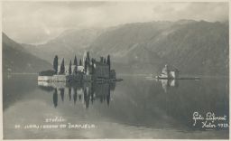 Otočičí sv. Juraj Černá Hora Montenegro 1923