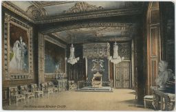 Windsor Castle Trůnní sál The Trone Room Velká Británie