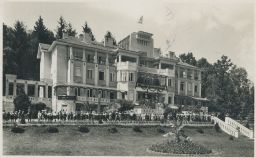 Luhačovice Zlín Dům B. Smetany Moravská banka 1939
