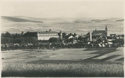 Holešov Kroměříž celkový pohled Grafo Čuda 1948