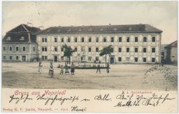 Napajedla Zlín náměstí nakl. Jančík DA 1902