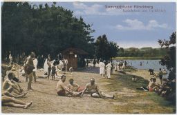 plovárna koupaliště Doksy Máchovo jezero Česká Lípa 1919