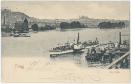 Praha parník Ferdinand Smíchov Hradčany DA 1902