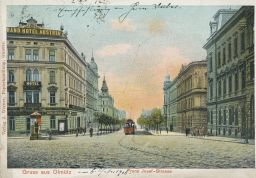 Olomouc Grand Hotel Austria Franz Josef Strasse DA 1906