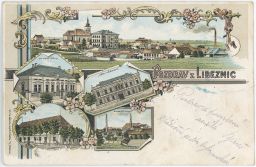 Líbeznice Praha-východ DA 1904 LITOGRAFIE