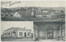 Praha Hostivař celkový pohled sokolovna FJP 1910