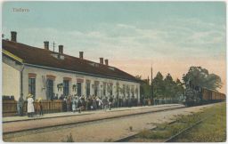 železnice nádraží Ťačiv Тячів Técső Tiačevo Lichtig Ukrajina