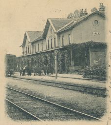 železnice nádraží Slavonski Brod Chorvatsko DA 1912