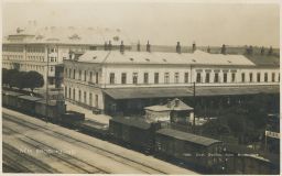 železnice nádraží Německý Havlíčkův Brod nakl. Dvořák