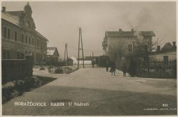 železnice nádraží Horažďovice Babín Klatovy nakl. Chmelíček 1930