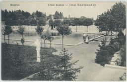 plovárna koupaliště Sopron Löwer uszoda plavecká škola 1917