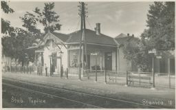 železnice nádraží Turčianske Štubnianské Teplice