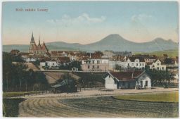 železnice nádraží Louny Město 1923