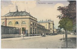 železnice nádraží Pardubice 1920