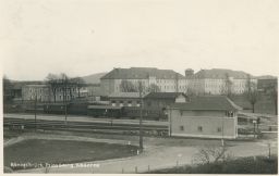 železnice nádraží armáda kasárna prince Jiřího Königsbrück 1943