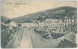 Vsetín Dolní náměstí nakl. Tůma 1921