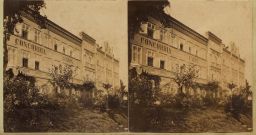 Karlovy Vary, hotely Concordia a Union, stereofotografie