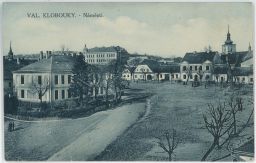 Valašské Klobouky Zlín náměstí nakl. Bruna 1927