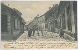 Uherské Hradiště Pražákova ulice nakl. Petroi DA