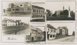 železnice nádraží Hulín Kroměříž Sokol pošta Avion 1933
