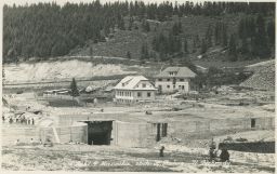 Bystřička Vsetín stavba přehrady nakl. Maceška 1937