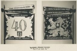 armáda vojsko Valašské Meziříčí Vsetín slavnost předání praporu 40. pluku 1928