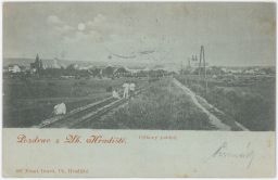 železnice pochůzkáři Uherské Hradiště nakl. Bureš DA 1898