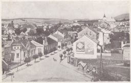 Holešov Kroměříž celkový pohled Fototypia 1945
