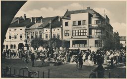 Valašské Meziříčí Vsetín náměstí nakl. Střítezský Fototypia 1942